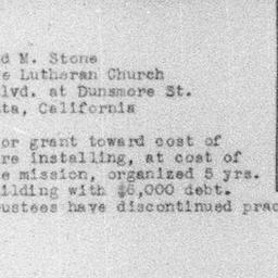 Carnegie Turn-Downs, Church...