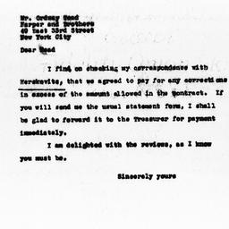 Letter from Charles Dollard...