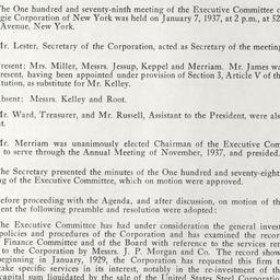 Executive Committee Meeting