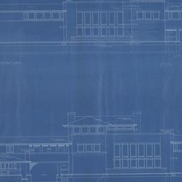 Working drawing #5: East, w...