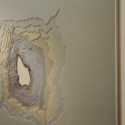 Model of door, detail of ho...