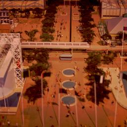 Model, aerial view.