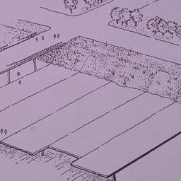 Line drawing, Civic Plaza.