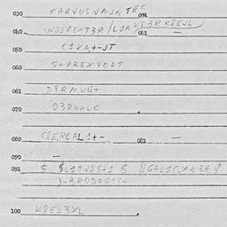 Eastern questionnaire, answ...