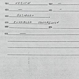 Eastern questionnaire, answ...