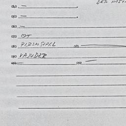 Eastern questionnaire, answ...