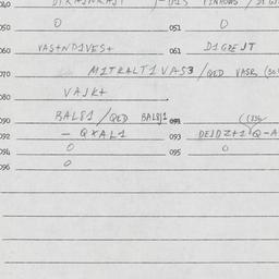 Eastern questionnaire, answ...