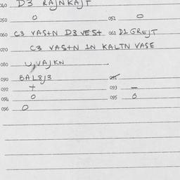 Eastern questionnaire, answ...
