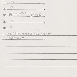 Eastern questionnaire, answ...