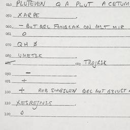 Eastern questionnaire, answ...