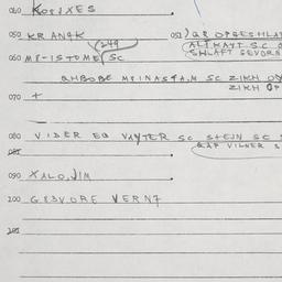 Eastern questionnaire, answ...