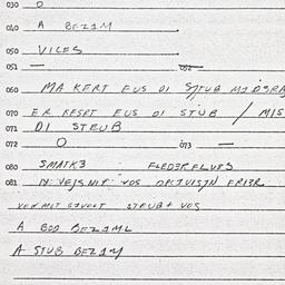 Eastern questionnaire, answ...