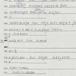 Eastern questionnaire, answ...
