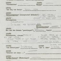 Western questionnaire, answ...
