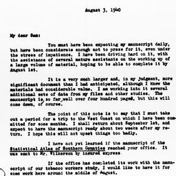 Letter from Charles S. John...