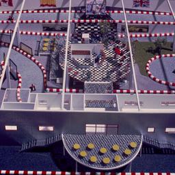 Model, aerial view.
