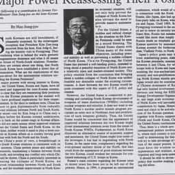 Major power reassessing the...