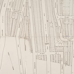 Map of 500 lots of the esta...