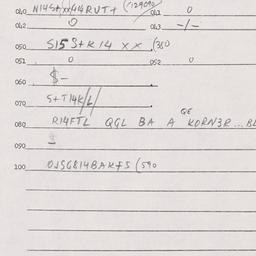 Eastern questionnaire, answ...