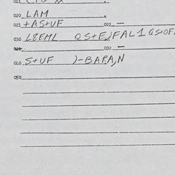 Eastern questionnaire, answ...