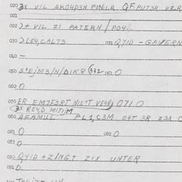 Eastern questionnaire, answ...