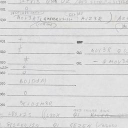 Eastern questionnaire, answ...