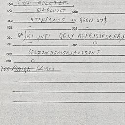 Eastern questionnaire, answ...