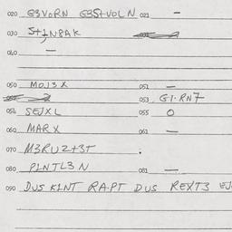 Eastern questionnaire, answ...
