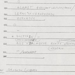 Eastern questionnaire, answ...