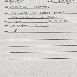 Eastern questionnaire, answ...