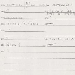 Eastern questionnaire, answ...