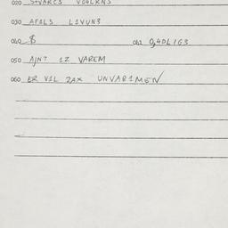 Eastern questionnaire, answ...