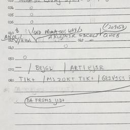 Eastern questionnaire, answ...