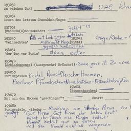 Western questionnaire, answ...