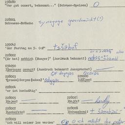 Western questionnaire, answ...