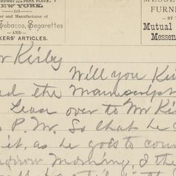 John Blakely. Letter