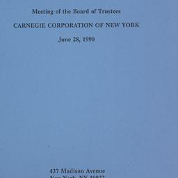 Meeting of the Board of Tru...