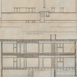 Side elevation, longitudina...