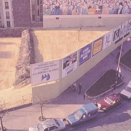 Aerial view of site.