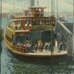 Ferry Boat Entering Slip W....
