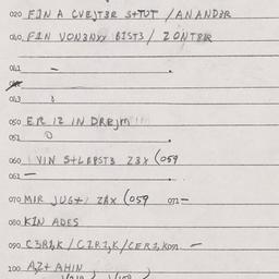 Eastern questionnaire, answ...