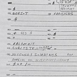 Eastern questionnaire, answ...
