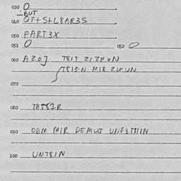 Eastern questionnaire, answ...