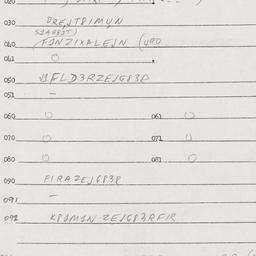 Eastern questionnaire, answ...