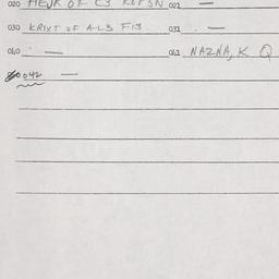 Eastern questionnaire, answ...