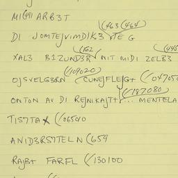 Eastern questionnaire, answ...