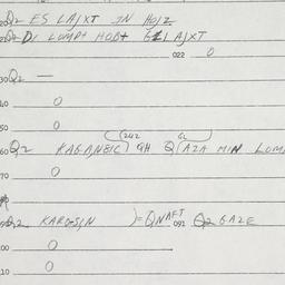 Eastern questionnaire, answ...