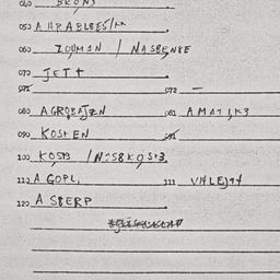 Eastern questionnaire, answ...