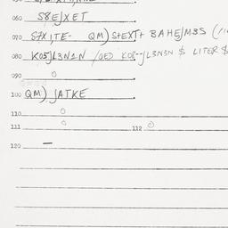 Eastern questionnaire, answ...
