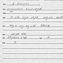 Eastern questionnaire, answ...